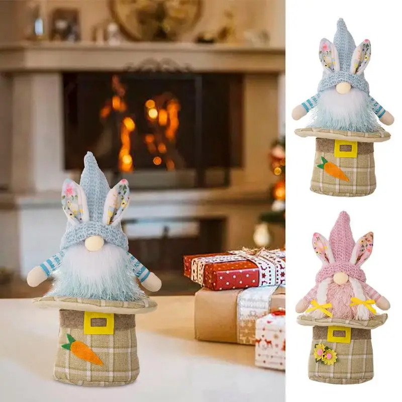 Easter Bunny Gnome Dwarf Figurines Home Decoration Tabletop Centerpiece Easter Decorations Bunny Spring Gnomes for Kitchen
Easter Bunny Gnome Dwarf Figurines Home Decoration Tabletop Centerpiece Easter Decorations Bunny Spring Gnomes for Kitchen