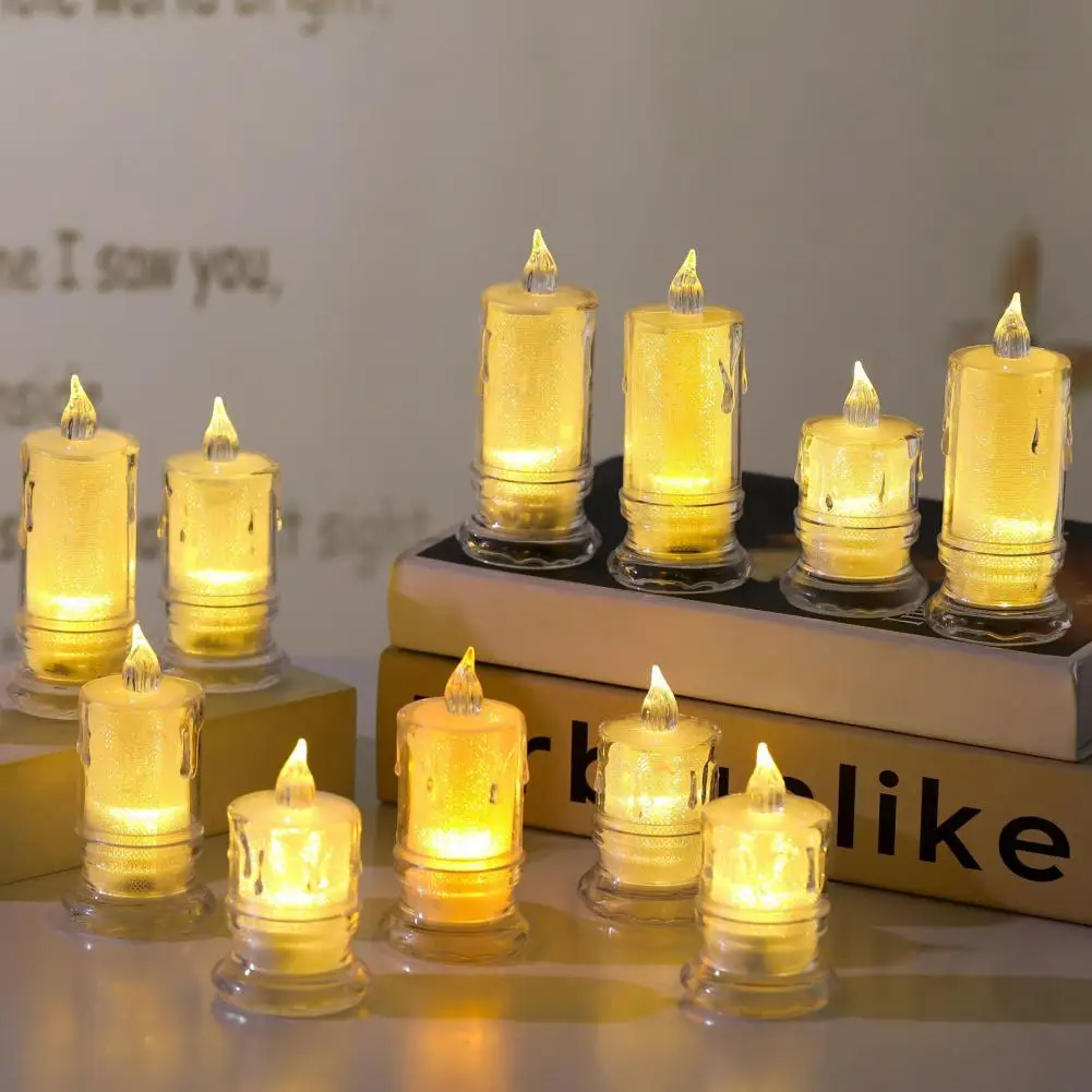 24Pcs Clear Electronic Candle Lamp Battery Operated Desktop Mini Flameless Candle LED Night Light Birthday Gift Party Decoration
24Pcs Clear Electronic Candle Lamp Battery Operated Desktop Mini Flameless Candle LED Night Light Birthday Gift Party Decoration