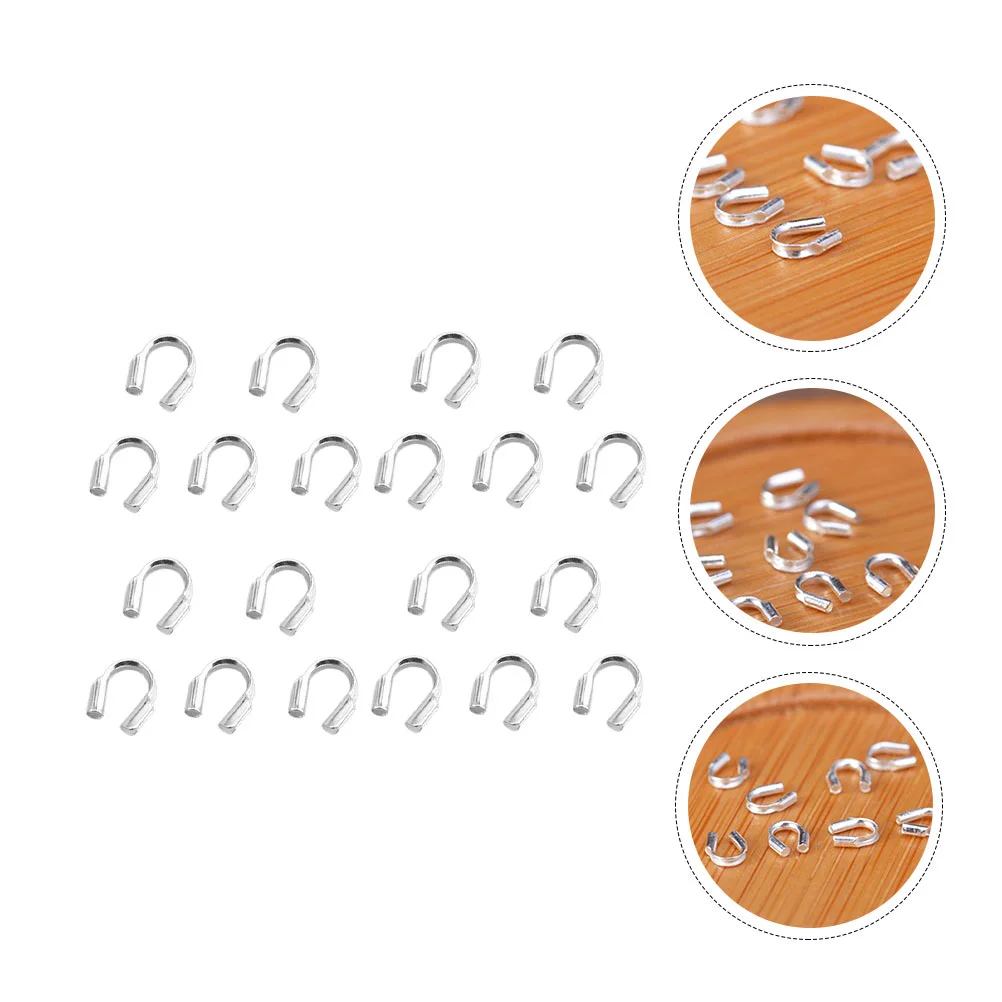 Wire Guardian Jewelry Making U-Shaped Wire Protectors Wide Wire Guard Loop DIY Craft Silver Color
Wire Guardian Jewelry Making U-Shaped Wire Protectors Wide Wire Guard Loop DIY Craft Silver Color