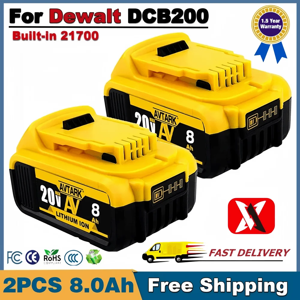 Latest DCB200 20V 6000mAh Battery and charger For Dewalt 18V DCB184 DCB200 DCB182 DCB180 DCB181 DCB182 DCB201 Tools Battery
Latest DCB200 20V 6000mAh Battery and charger For Dewalt 18V DCB184 DCB200 DCB182 DCB180 DCB181 DCB182 DCB201 Tools Battery