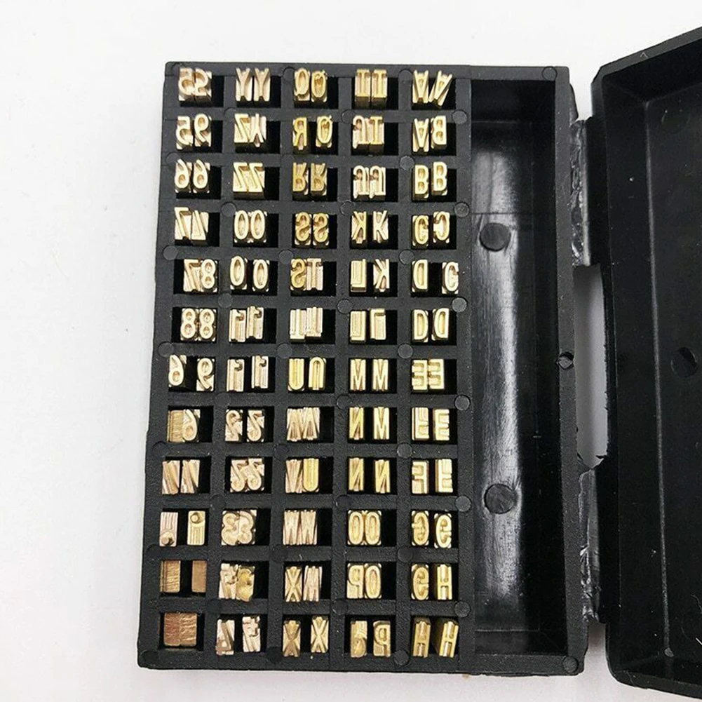 120pcs 2*3*15mm Hot Stamp Copper Letters Thermal Ribbon Printing Alphabet Font For Code Printer Tool Accessories
120pcs 2*3*15mm Hot Stamp Copper Letters Thermal Ribbon Printing Alphabet Font For Code Printer Tool Accessories