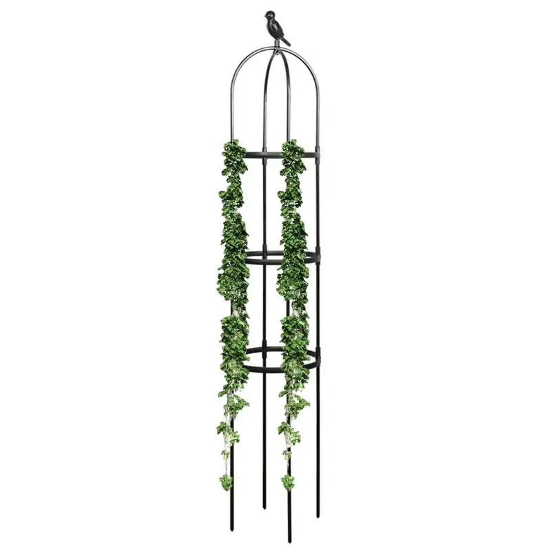 Obelisk Plant Climbing Plant Vine Rack Plant Potted Support Frame Coated Steel Flower Vegetables Decorative Trellis Bracket
Obelisk Plant Climbing Plant Vine Rack Plant Potted Support Frame Coated Steel Flower Vegetables Decorative Trellis Bracket
