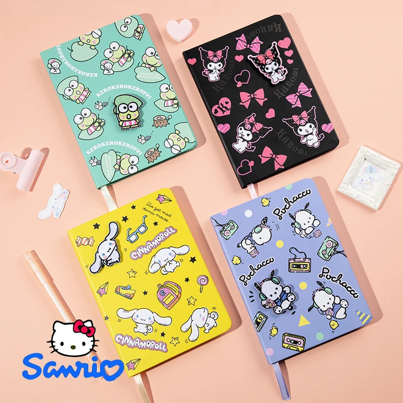 Новинка 2023, студенческий блокнот Sanrio Kuromi B6 на липучке, креативный блокнот Cinnamoroll Pachacco в жесткой обложке, Мультяшные детские подарки
Новинка 2023, студенческий блокнот Sanrio Kuromi B6 на липучке, креативный блокнот Cinnamoroll Pachacco в жесткой обложке, Мультяшные детские подарки