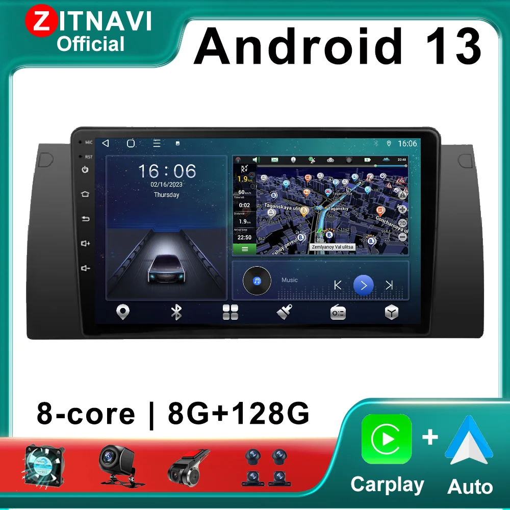 Android 13 For BMW 5 E39 E53 X5 1995 - 2001 Car Radio SWC AHD Player Stereo Autoradio DSP BT ADAS Video No 2din WIFI Multimedia
Android 13 For BMW 5 E39 E53 X5 1995 - 2001 Car Radio SWC AHD Player Stereo Autoradio DSP BT ADAS Video No 2din WIFI Multimedia