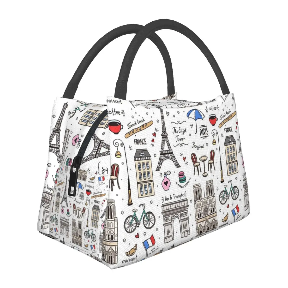 Paris Pattern Colors Lunch Bags Insulated Bento Box Waterproof Lunch Tote Picnic Bags Cooler Thermal Bag for Woman Children
Paris Pattern Colors Lunch Bags Insulated Bento Box Waterproof Lunch Tote Picnic Bags Cooler Thermal Bag for Woman Children