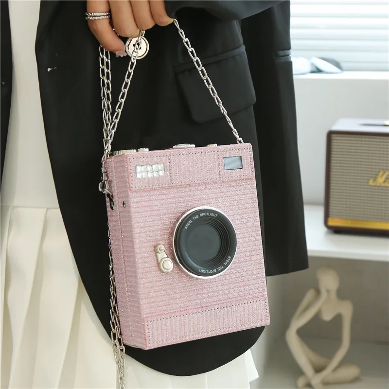 Small Square Bags for Women 2023 Personality Creative Camera Crossbody Bag Fashion Leather Chain Party Box Shoulder Bag Ladies
Small Square Bags for Women 2023 Personality Creative Camera Crossbody Bag Fashion Leather Chain Party Box Shoulder Bag Ladies