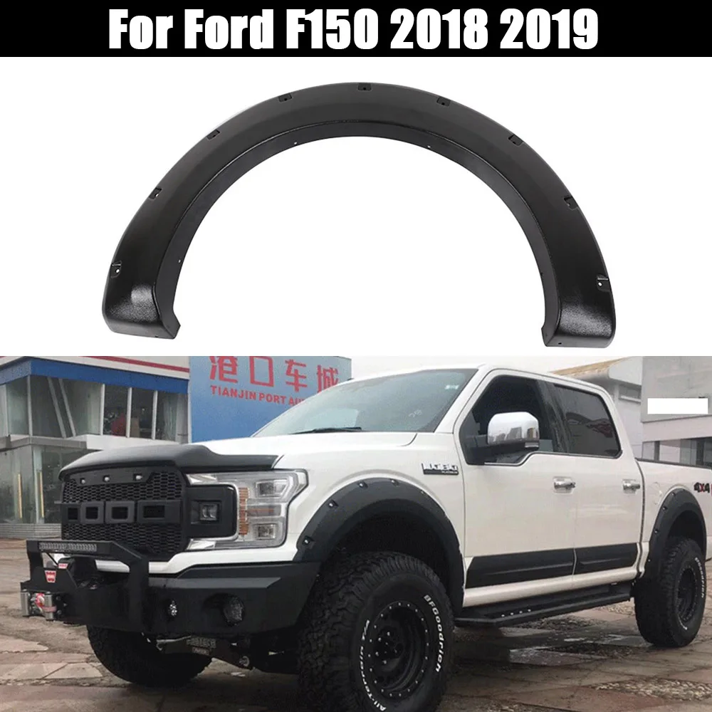 For Ford F150 2018 2019 ABS Black Fender Flares Wheel Off-raod Car Styling Wheel Eyebrow Pickup Accessories
For Ford F150 2018 2019 ABS Black Fender Flares Wheel Off-raod Car Styling Wheel Eyebrow Pickup Accessories