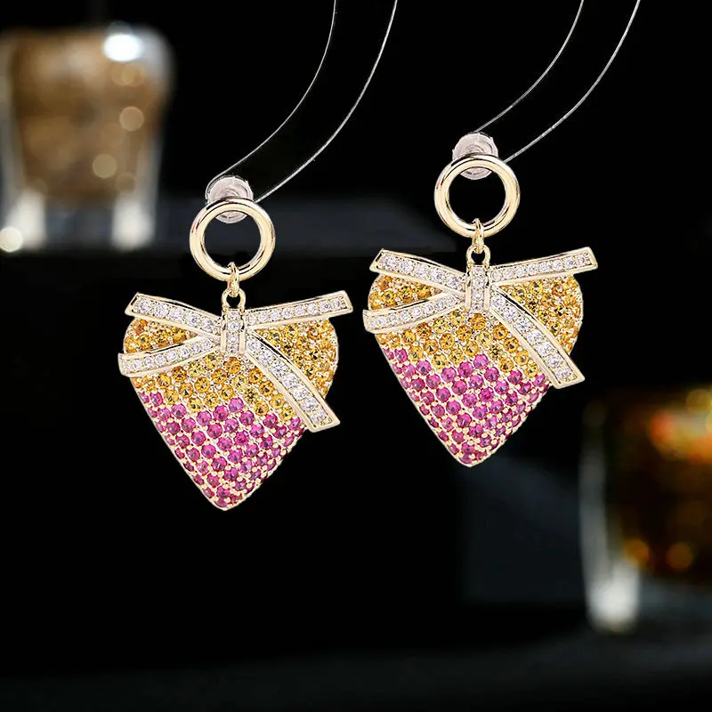 Pretty Cubic Zircon Strawberry Dangle Earring for Women,Crystals Girls Party,Promt Drop Earrings Jewelry Accessories LYI174
Pretty Cubic Zircon Strawberry Dangle Earring for Women,Crystals Girls Party,Promt Drop Earrings Jewelry Accessories LYI174