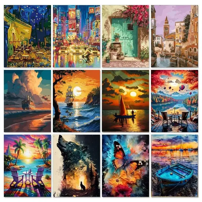 453874 Oil Painting By Number Scenery Kits For Adults Handpainted Pictures By Number Sunset Home Decoration DIY Gift 60x75cm
453874 Oil Painting By Number Scenery Kits For Adults Handpainted Pictures By Number Sunset Home Decoration DIY Gift 60x75cm