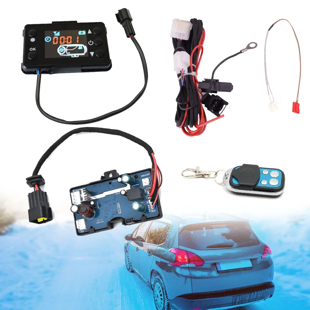 Air Diesel Heater LCD Monitor Control Motherboard Remote Wire Harness 12V/24V For 2KW 3KW 5KW 8KW Air Diesel Parking Heater
Air Diesel Heater LCD Monitor Control Motherboard Remote Wire Harness 12V/24V For 2KW 3KW 5KW 8KW Air Diesel Parking Heater