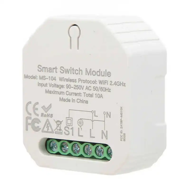 Module WiFi Remote Control Timing DIY Light Breaker Home Light Control Switch For 90‑250V
Module WiFi Remote Control Timing DIY Light Breaker Home Light Control Switch For 90‑250V
