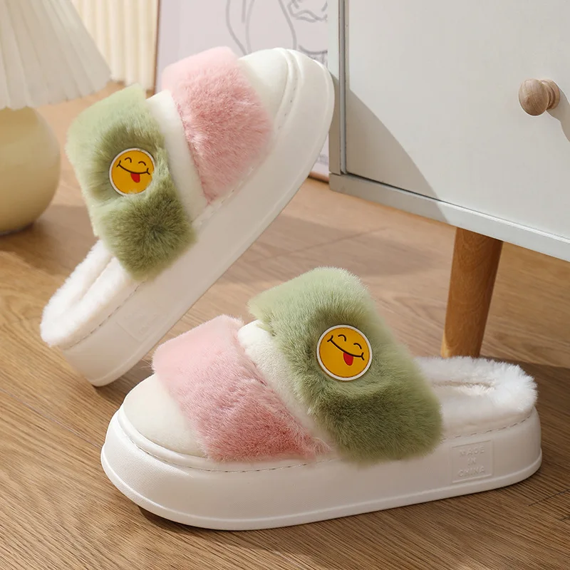A005-Cute cartoon men's and women's indoor plush cotton slippers with thickened soles for autumn and winter
A005-Cute cartoon men's and women's indoor plush cotton slippers with thickened soles for autumn and winter