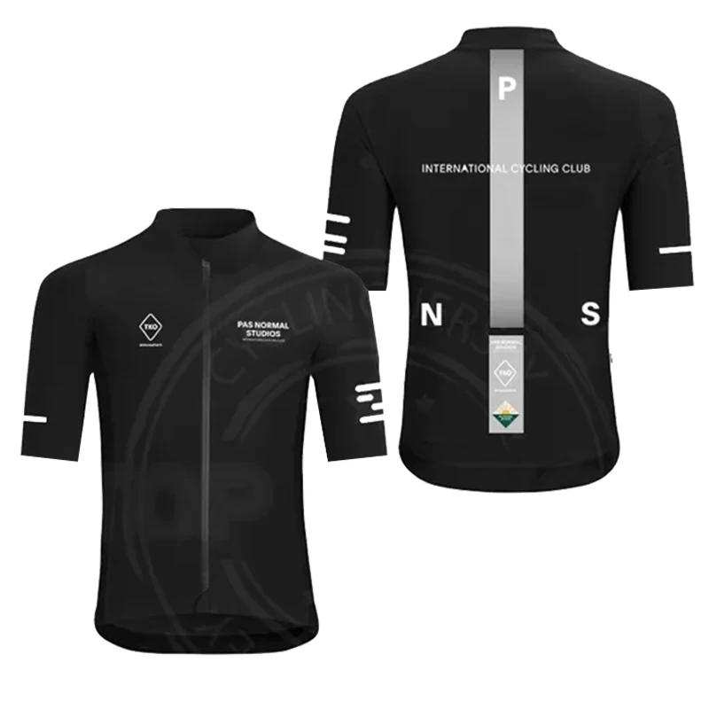 

New Pas Normal Studios Bike Team Cycling Jersey Set PNS Maillot Ciclismo Summer Breathable Bicycle Short Sleeve Cycling Clothing