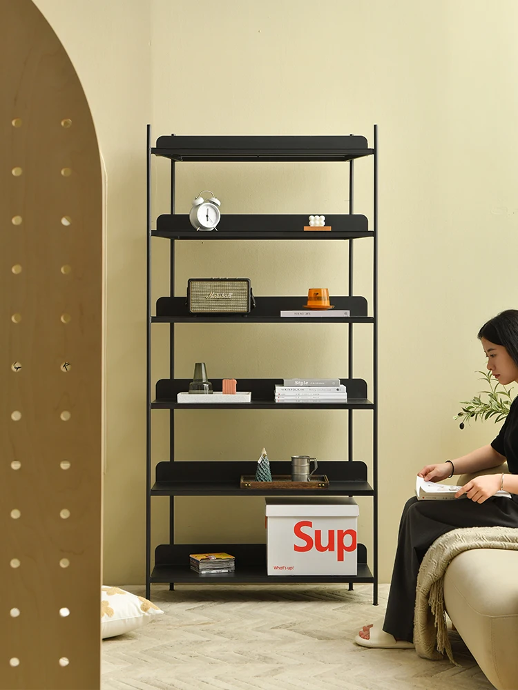 Nordic style wrought iron bookcase living room home shelf floor office simple bookcase
Nordic style wrought iron bookcase living room home shelf floor office simple bookcase