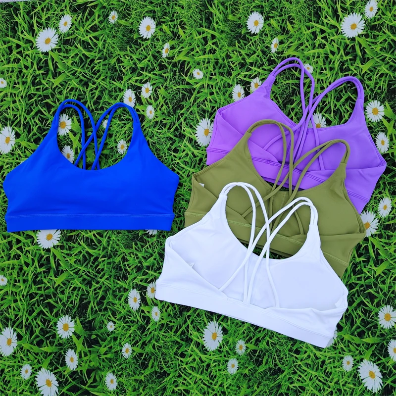 Sexy Yoga Bras Cross Beauty Back Gym Women's Sports Underwear Soft Breathable Solid Color Fashion Hot Girl Fitness Bra Short Top
Sexy Yoga Bras Cross Beauty Back Gym Women's Sports Underwear Soft Breathable Solid Color Fashion Hot Girl Fitness Bra Short Top