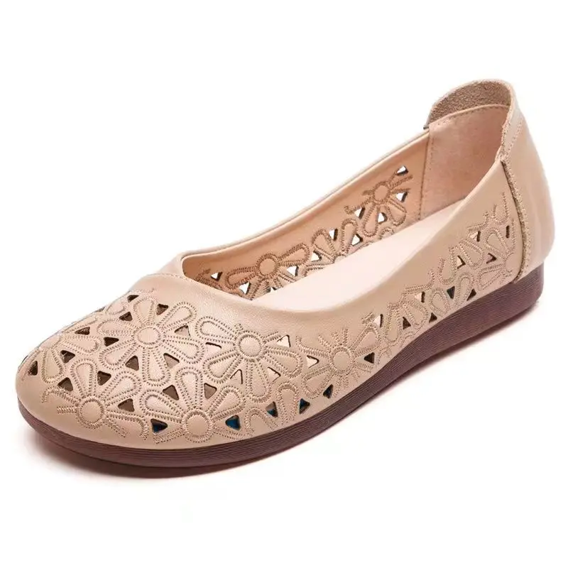 Woman's New Summer Round Toe Hollow Out Flat Sole Shallow Casual Shoes Free Shipping Soft Sole Non Slip Slip-On Elderly Sandals
Woman's New Summer Round Toe Hollow Out Flat Sole Shallow Casual Shoes Free Shipping Soft Sole Non Slip Slip-On Elderly Sandals