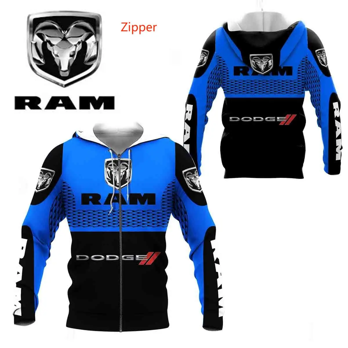 2023 Spring and Autumn Fashion Sports Leisure Street Men's and Women's Racing Jacket 3D Dodge Challenger Hoodie Zipper
2023 Spring and Autumn Fashion Sports Leisure Street Men's and Women's Racing Jacket 3D Dodge Challenger Hoodie Zipper