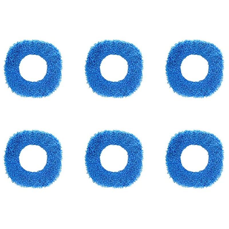 6X Disposable Mop,Washable Durable Replacement Microfiber Pads Dust Push Mop Cloth For Dry And Wet Vacuum Cleaner,Blue
6X Disposable Mop,Washable Durable Replacement Microfiber Pads Dust Push Mop Cloth For Dry And Wet Vacuum Cleaner,Blue