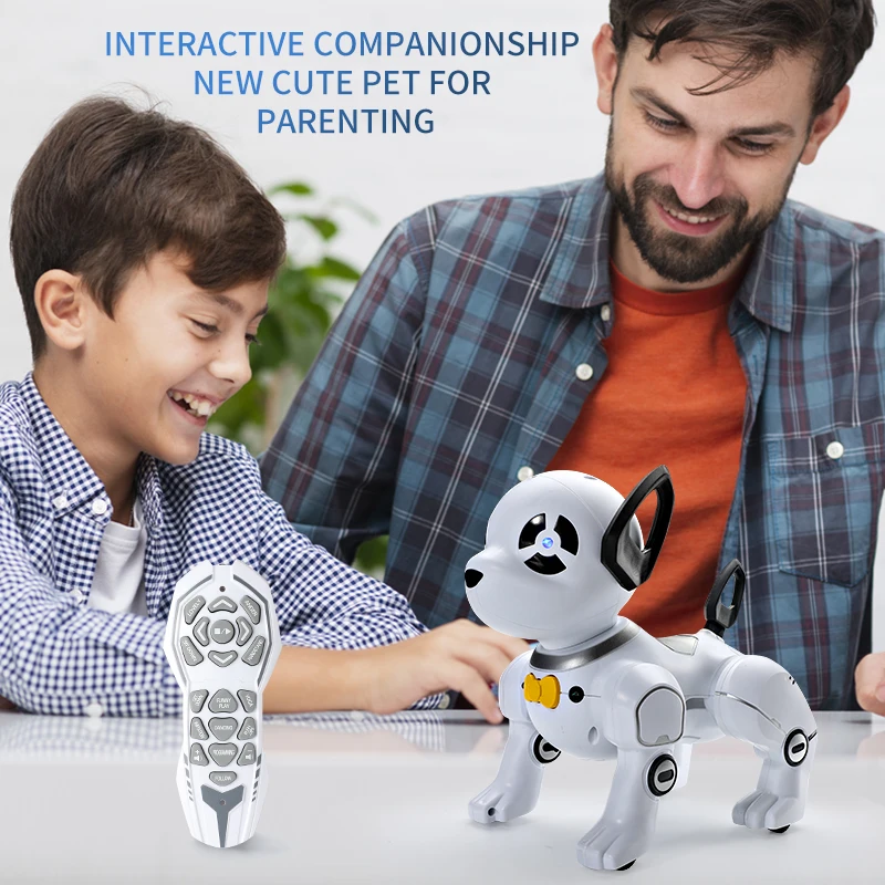 Intelligent Remote Control Robot Dog Wireless Rc Smart Animals interaction Toy can Dance Run Children Early Education Baby Toys
Intelligent Remote Control Robot Dog Wireless Rc Smart Animals interaction Toy can Dance Run Children Early Education Baby Toys