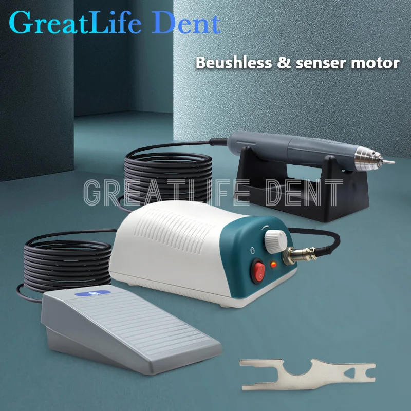 GreatLife Dent 90W 50000 Rpm Brushless Motor Grinding HP652 Electric Dentistry Manicure Pedicure Drills Machine Jewelry Polisher
GreatLife Dent 90W 50000 Rpm Brushless Motor Grinding HP652 Electric Dentistry Manicure Pedicure Drills Machine Jewelry Polisher