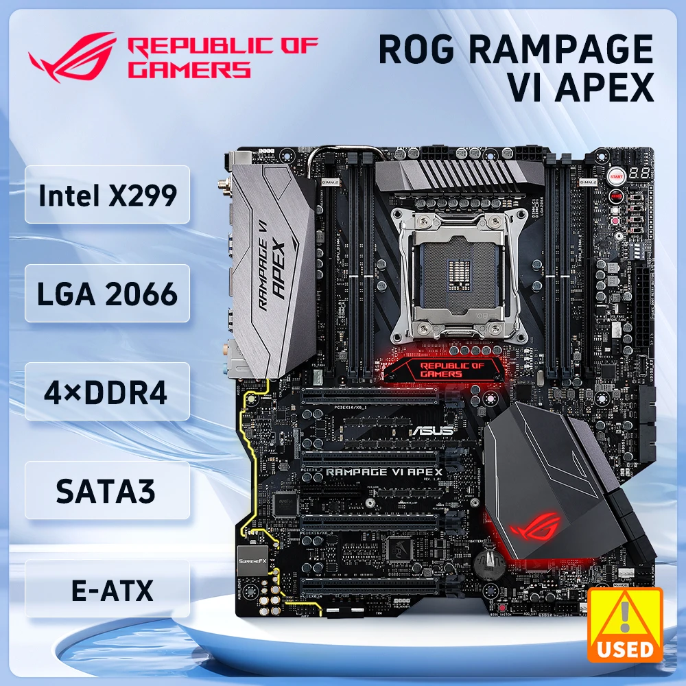 Материнская плата X299 Asrock ROG Rampage VI Apex материнская плата LGA 2066 DDR4 128G 4 × M.2 USB3.1 Gen2 E-ATX
Материнская плата X299 Asrock ROG Rampage VI Apex материнская плата LGA 2066 DDR4 128G 4 × M.2 USB3.1 Gen2 E-ATX