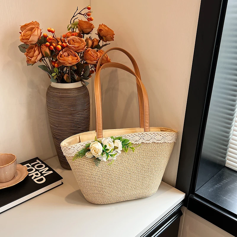 Bags Female 2024new Portable Single Shoulder Free Shipping Grass Weaving Large Capacity Hot Selling Fashion Women's Bag
Bags Female 2024new Portable Single Shoulder Free Shipping Grass Weaving Large Capacity Hot Selling Fashion Women's Bag