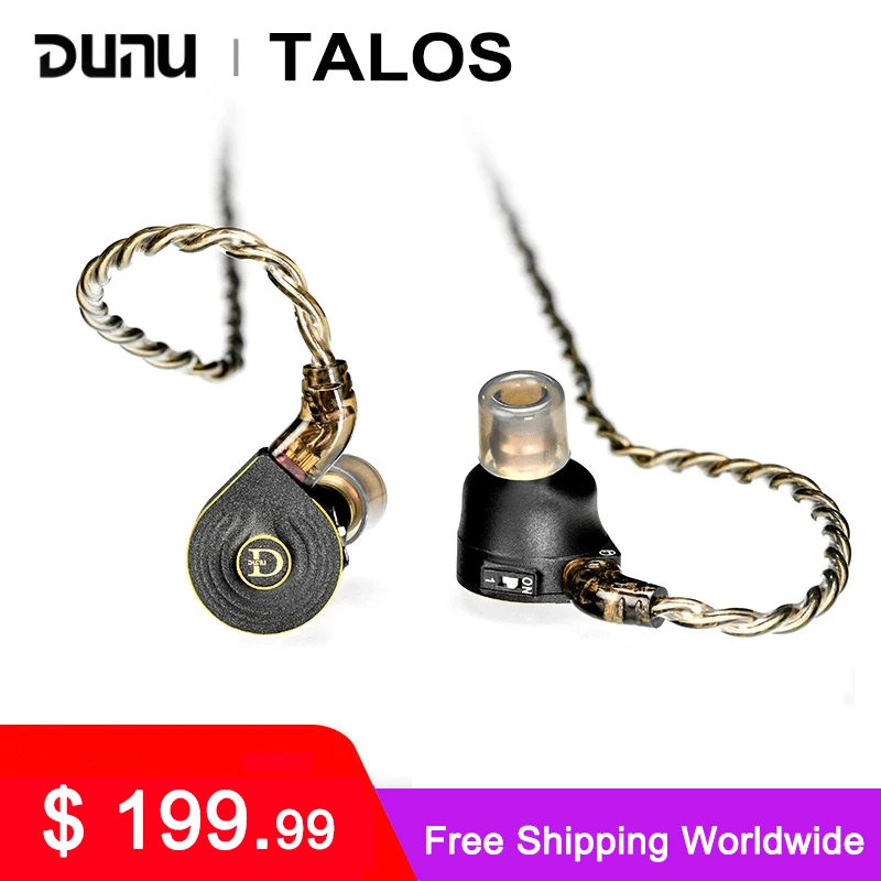 DUNU TALOS 1DD+2BA Hybrid Driver In-Ear Earphone IEM HiFi Audio Music Earbuds 0.78mm 2Pin Detachable Cable Headset 
DUNU TALOS 1DD+2BA Hybrid Driver In-Ear Earphone IEM HiFi Audio Music Earbuds 0.78mm 2Pin Detachable Cable Headset