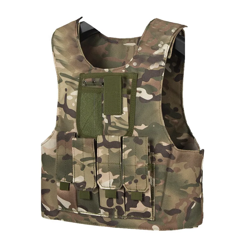 

Children Tactical Military Gear Plate Carrier Vest Hunting Paintball Equipment Airsoft Combat Outdoor Molle Assault CS Vests
