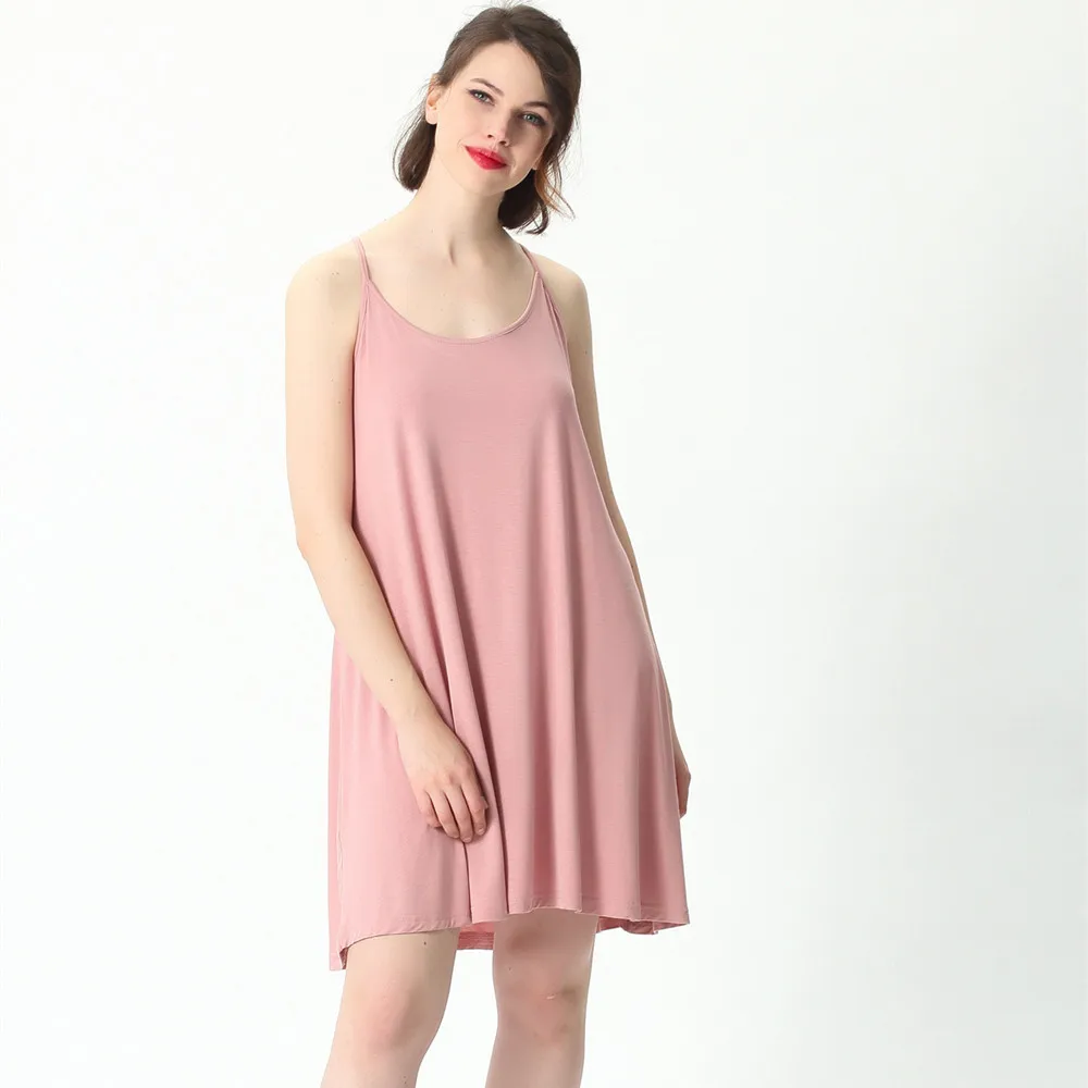 Nightgown Women Sleepwear Summer Loose Sling Sexy Nightwear Nighty For Ladies Sleeping Dress 2XL-7XL Plus Size
Nightgown Women Sleepwear Summer Loose Sling Sexy Nightwear Nighty For Ladies Sleeping Dress 2XL-7XL Plus Size
