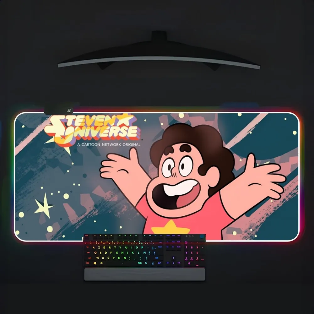 Коврик для мыши steven universe, большой игровой компьютерный коврик для мыши с RGB подсветкой, офисные принадлежности и аксессуары для ноутбука, нескользящий HD
Коврик для мыши steven universe, большой игровой компьютерный коврик для мыши с RGB подсветкой, офисные принадлежности и аксессуары для ноутбука, нескользящий HD