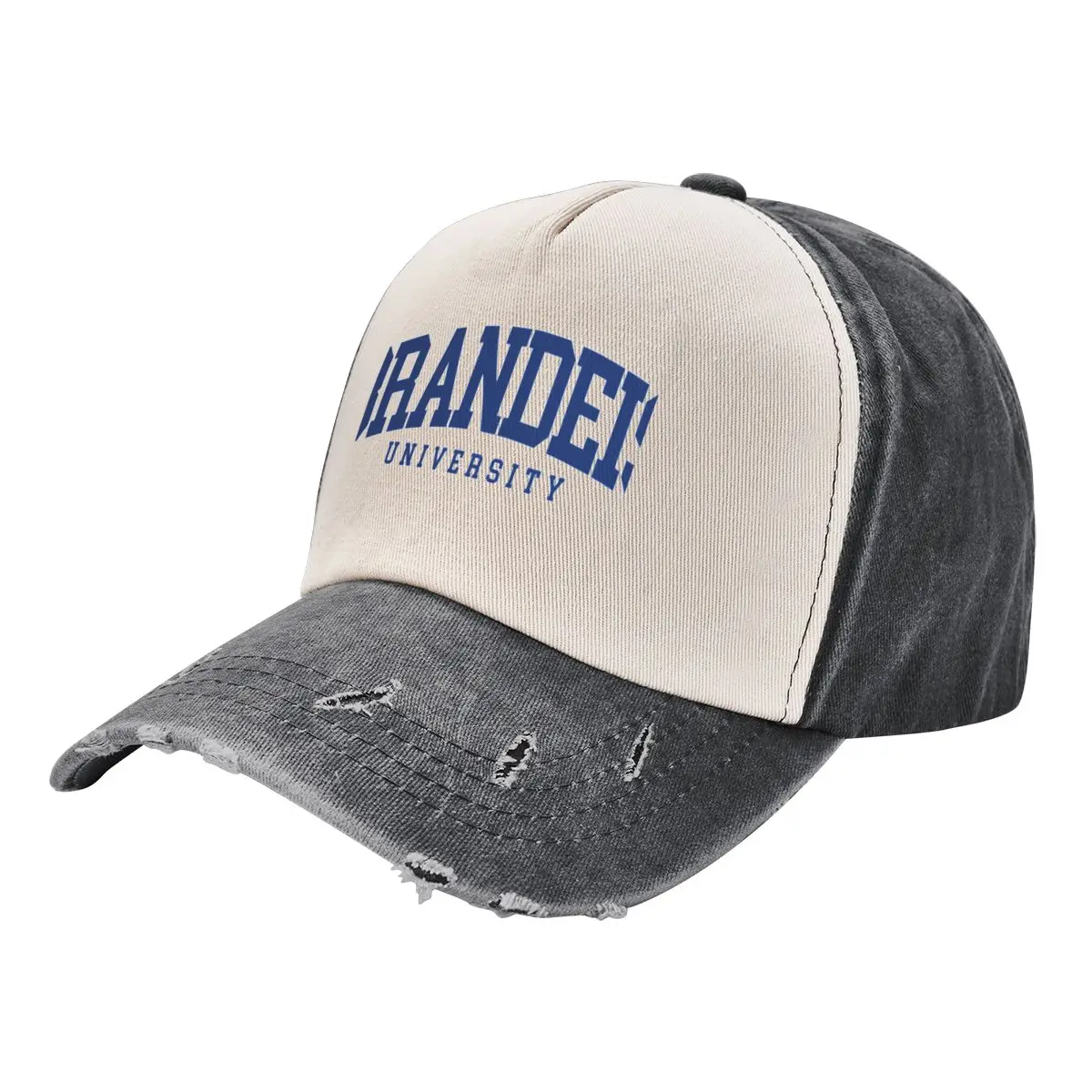 

brandeis - college font curved Cowboy Hat Brand Man Caps Trucker Cap hard hat Women's Cap Men's