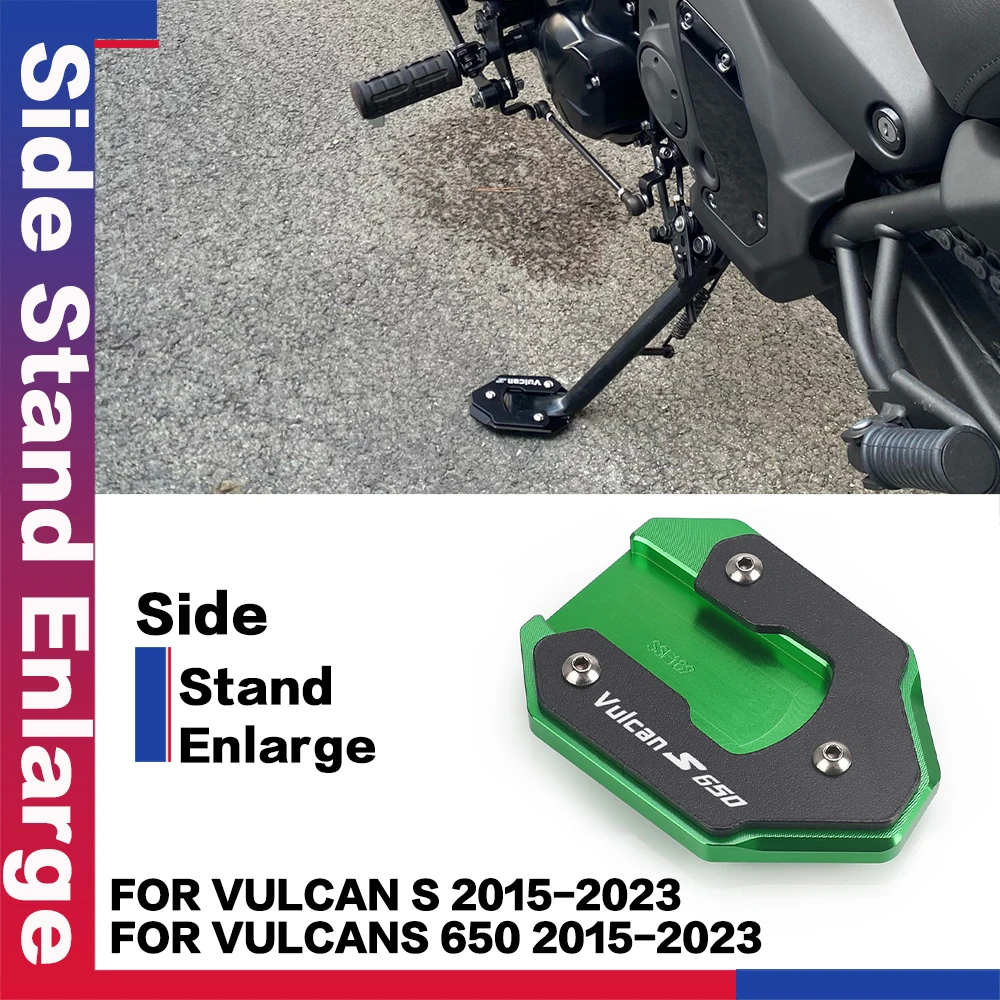 

Motorbike Tool Accessories Side Stand Enlarge For KAWASAKI VULCAN S 650 VulcanS 2015-2023 VN650S 2022-2023 Vulcan Cafe 2018-2023