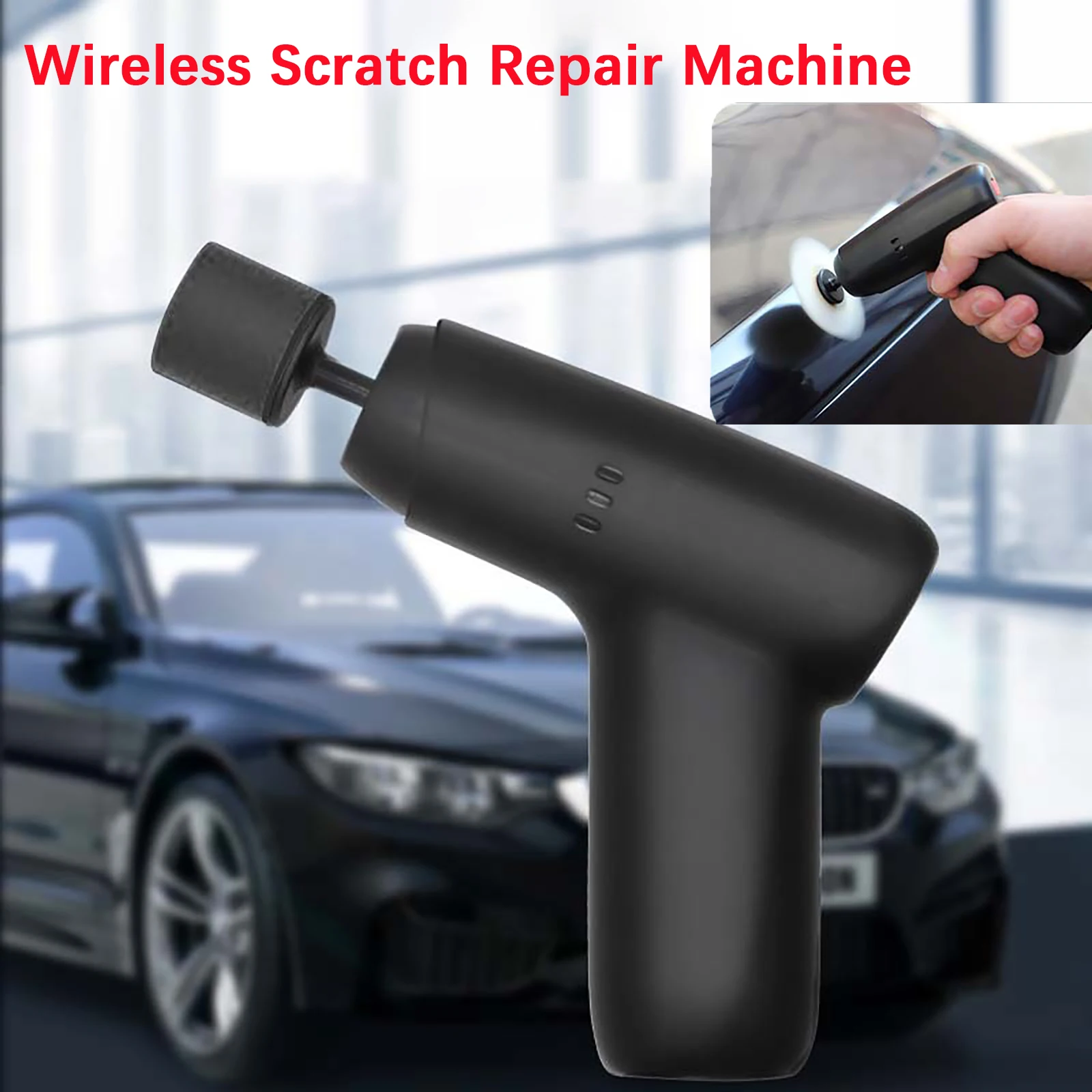 Multifunction Mini Wireless Charging Polishing Waxing Machine Car Scratch Removal Repair 2-speed Regulation with Polishing Disc
Multifunction Mini Wireless Charging Polishing Waxing Machine Car Scratch Removal Repair 2-speed Regulation with Polishing Disc