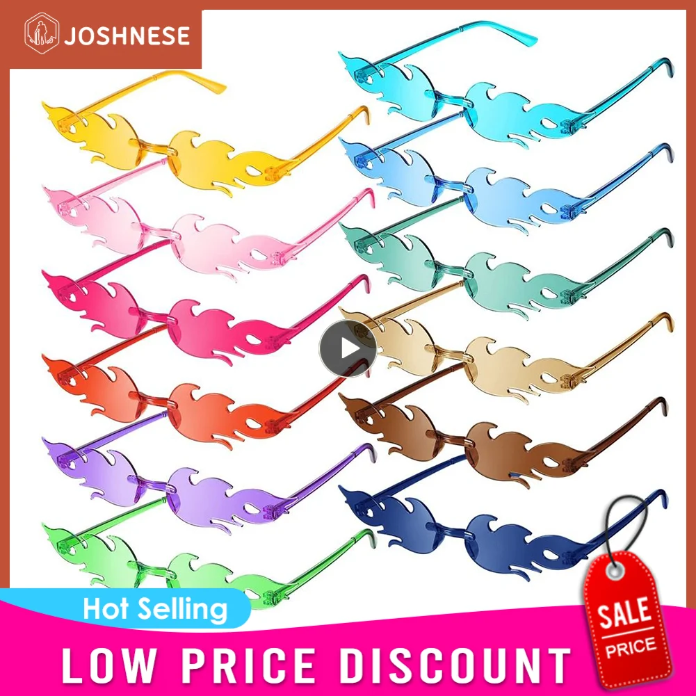 NEW Fshion Fire Flame Sunglasses for Women Trendy Rimless Sunglasses Novelty PC Frame UV400 Sun Glasses Party Cosplay Eyewear
NEW Fshion Fire Flame Sunglasses for Women Trendy Rimless Sunglasses Novelty PC Frame UV400 Sun Glasses Party Cosplay Eyewear