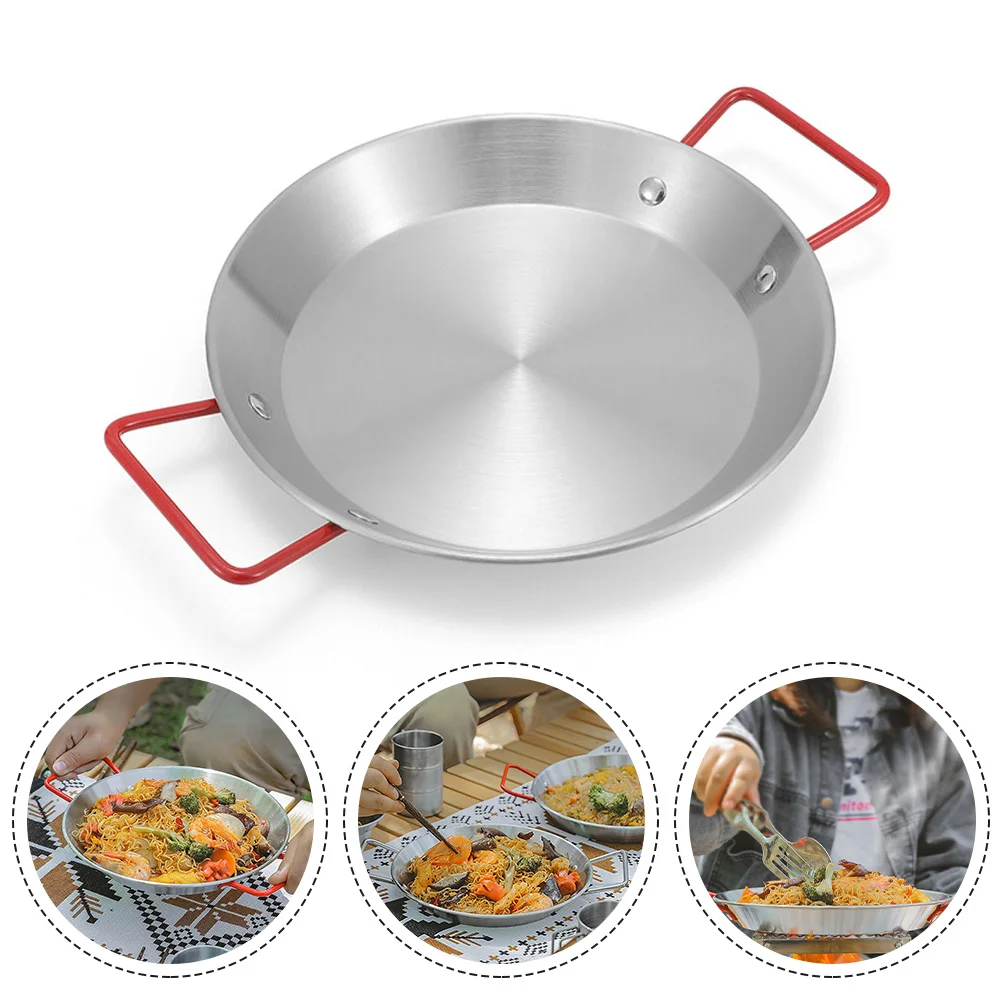 Stainless Steel Frying Pan Outdoor Camping Practical Chicken Pot Kitchen Equipment Accessories Durable Practical 31.5X21.5cm
Stainless Steel Frying Pan Outdoor Camping Practical Chicken Pot Kitchen Equipment Accessories Durable Practical 31.5X21.5cm