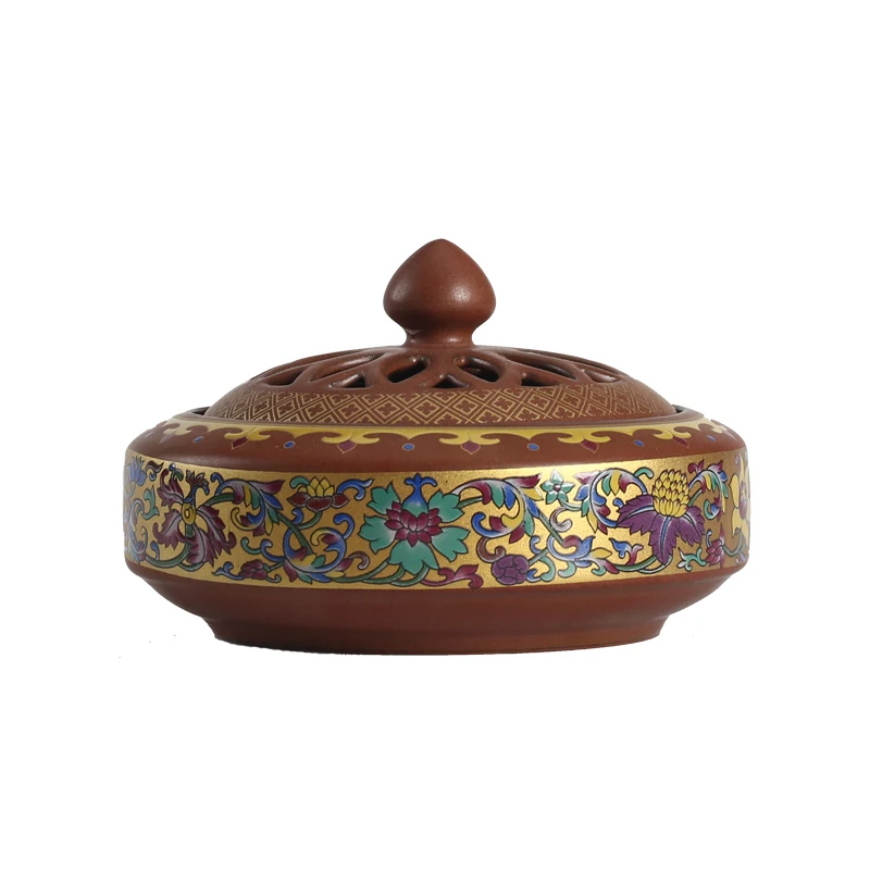 

Ceramic Incense Burner Sandalwood Household Incense Coil Burner Agarwood Buddha For Indoor Worship Incense Burner Benzoin