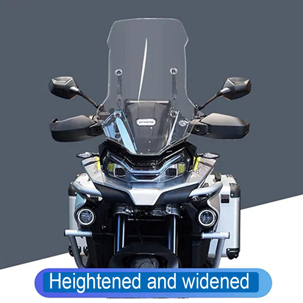 New Motorcycle Fit Cfmoto 800MT Dedicated Front Windshield Heighten Widened Wind Deflector For CFMOTO 800 MT
New Motorcycle Fit Cfmoto 800MT Dedicated Front Windshield Heighten Widened Wind Deflector For CFMOTO 800 MT