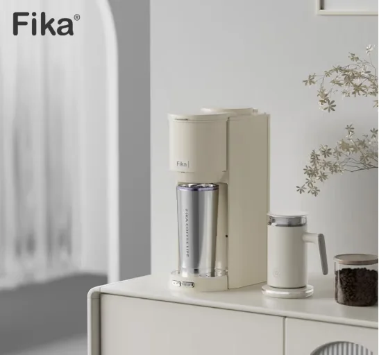 

FIKA Coffee Machine Home Fully Automatic American Drip Glass Mini Bean Grinding and Grinding Integrated Machine Bean Powder