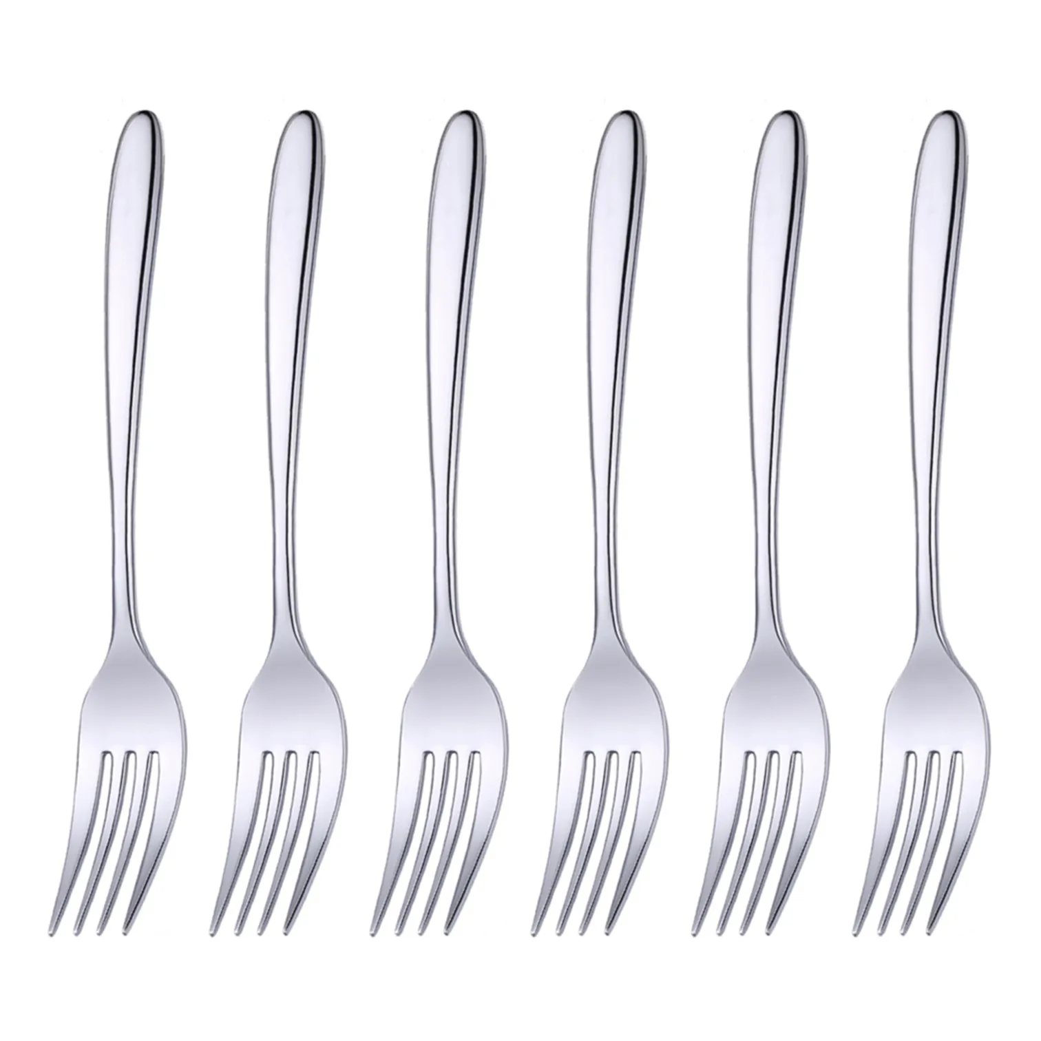 

6 Pcs LFGB Certificate Luxury 316 Stainless Steel Steak Fork Classical Banquet Cutlery Retro Flatware Family Dinner Tableware