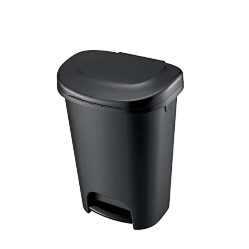Step on Wastebasket, 13 gal, Plastic, Black Organizers for makeup Baskets for flowers Picknick basket Cesta de almacenamiento Cu
Step on Wastebasket, 13 gal, Plastic, Black Organizers for makeup Baskets for flowers Picknick basket Cesta de almacenamiento Cu