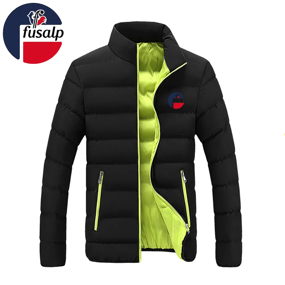 معطف قطني طويل الأكمام للرجال من FUSALP 2025 لفصل الشتاء الجديد مع سحاب أمامي معطف قطني طويل الأكمام للرجال من FUSALP 2025 لفصل الشتاء الجديد مع سحاب أمامي