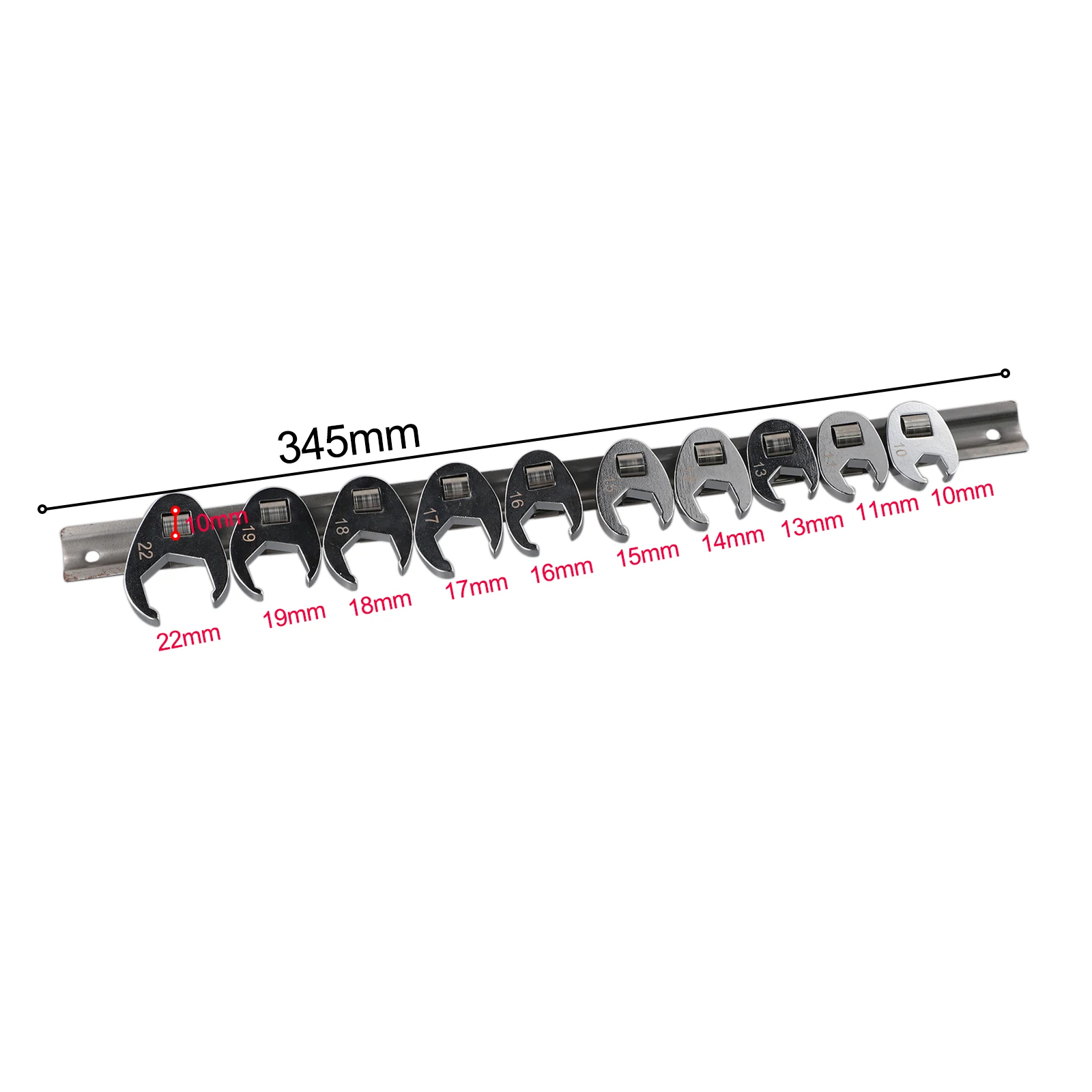 10Pcs 3/8Inch Drive Crowfoot Wrench 10-22mm Metric Multi Size Spanner Chrome Plated Crow Carbon Steel Hand Tool Parts
10Pcs 3/8Inch Drive Crowfoot Wrench 10-22mm Metric Multi Size Spanner Chrome Plated Crow Carbon Steel Hand Tool Parts