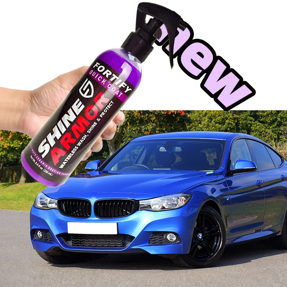 SHINE ARMOR Ceramic Coating Fortify Quick Coat Car Wax Polish Spray Waterless Wash Wax Hydrophobic Top Coat Polish Polymer Paint
SHINE ARMOR Ceramic Coating Fortify Quick Coat Car Wax Polish Spray Waterless Wash Wax Hydrophobic Top Coat Polish Polymer Paint