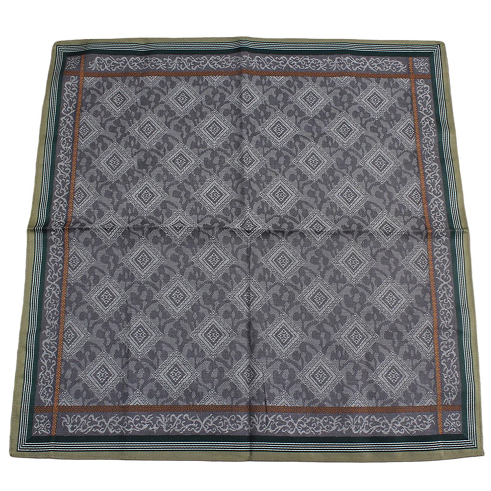 

Men's Handkerchief Royal Blue Bandana Handkerchiefs for Soft Cotton Lady Wedding Mens Embroidery Absorb Sweat Pocket