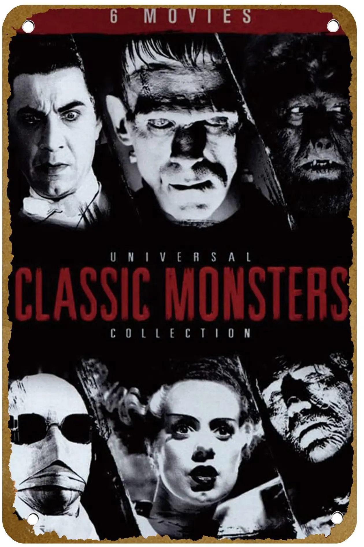 Universal Classic Monster Cinematic Universe Poster Vintage Metal Tin sign Logo Family Club Bar Cafe Bedroom Art Wall Decoration
Universal Classic Monster Cinematic Universe Poster Vintage Metal Tin sign Logo Family Club Bar Cafe Bedroom Art Wall Decoration