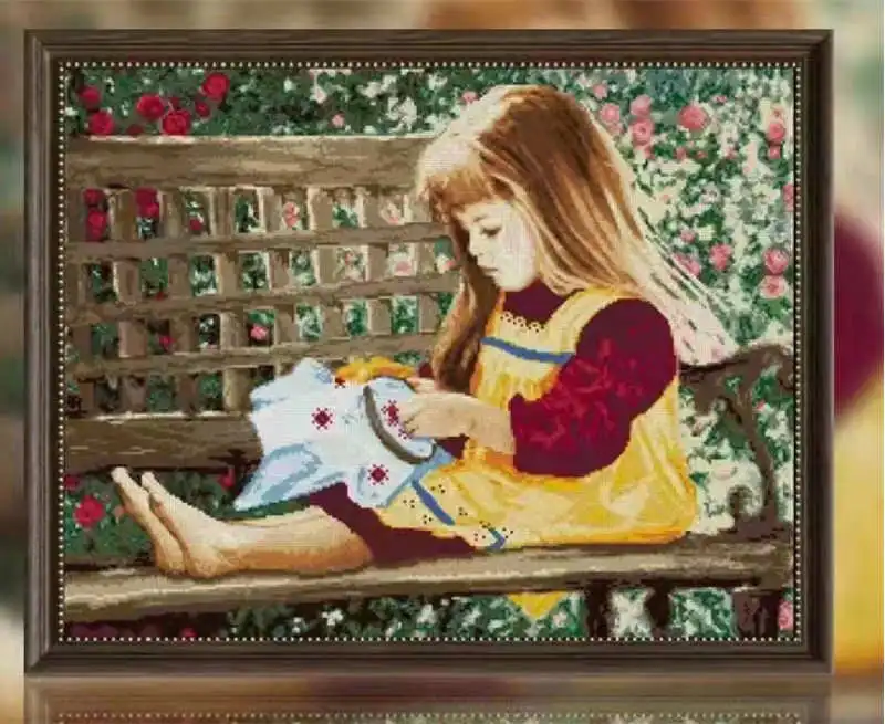 Embroidered Girl 62-51 Cross Stitch Ecological Cotton Thread Embroidery Home Decoration Hanging Painting Gift
Embroidered Girl 62-51 Cross Stitch Ecological Cotton Thread Embroidery Home Decoration Hanging Painting Gift