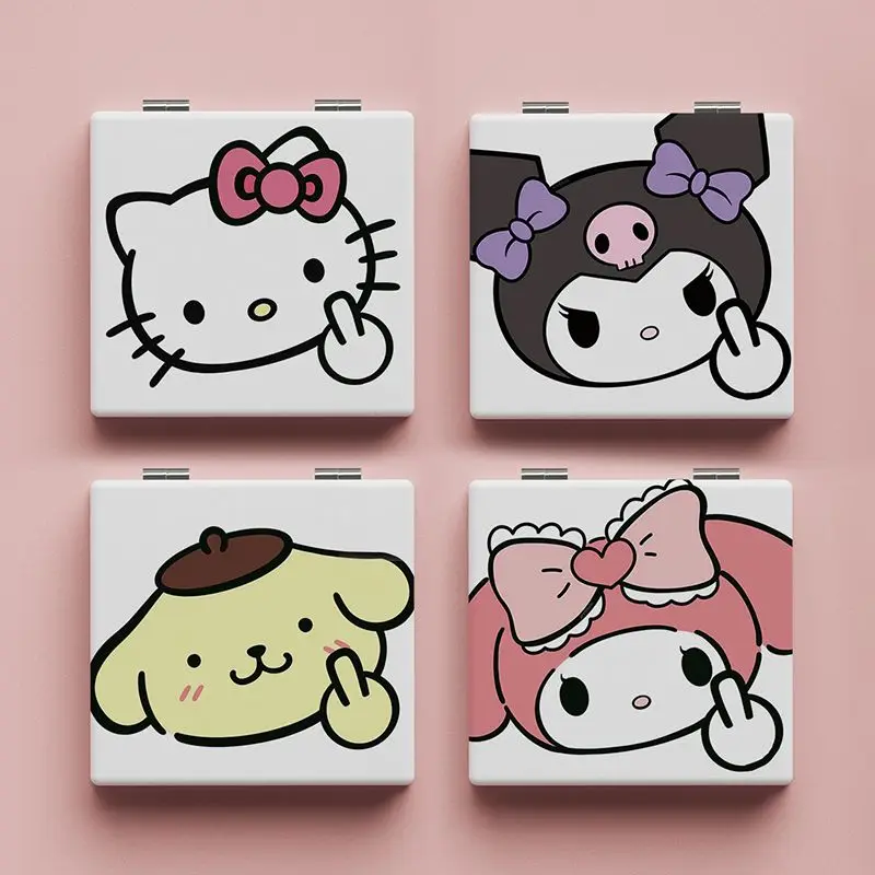 Sanrio Mirror Portable Small Mirror Hello Kitty Kuromi My Melody Pachacco Folding Mirror Double-Sided Pattern Girls Makeup Gift
Sanrio Mirror Portable Small Mirror Hello Kitty Kuromi My Melody Pachacco Folding Mirror Double-Sided Pattern Girls Makeup Gift