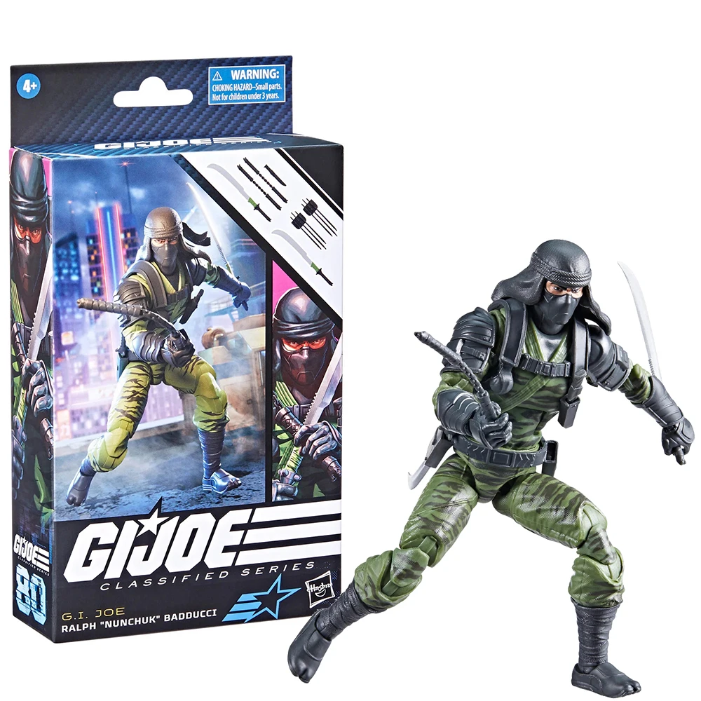 Original Hasbro G.I. Joe Classified Series No.80 Nunchuk Ralph Badducci 6-Inch-Scale Anime Action Figure Collectible Model Toys
Original Hasbro G.I. Joe Classified Series No.80 Nunchuk Ralph Badducci 6-Inch-Scale Anime Action Figure Collectible Model Toys