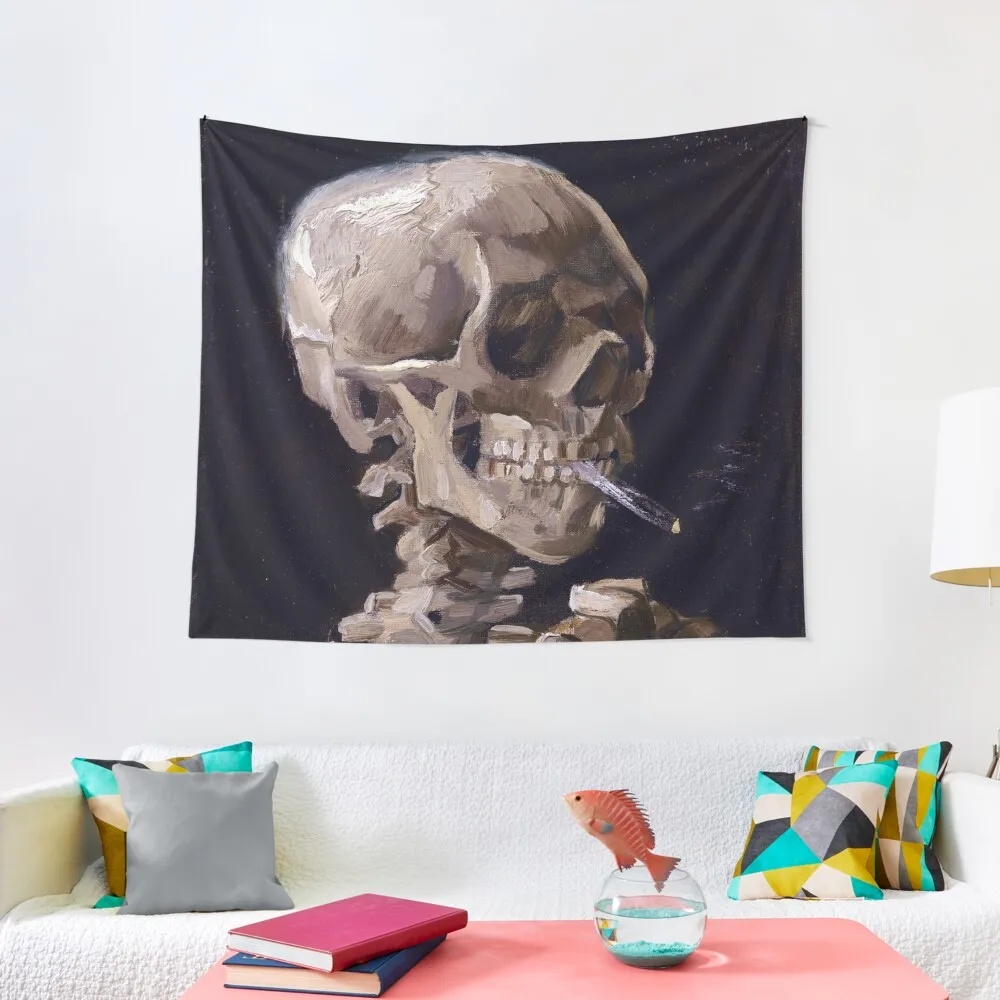 Vincent Van Gogh - Skull with Burning Cigarette (new color edit) Tapestry Wall Decoration Items Decoration For Bedroom Tapestry
Vincent Van Gogh - Skull with Burning Cigarette (new color edit) Tapestry Wall Decoration Items Decoration For Bedroom Tapestry
