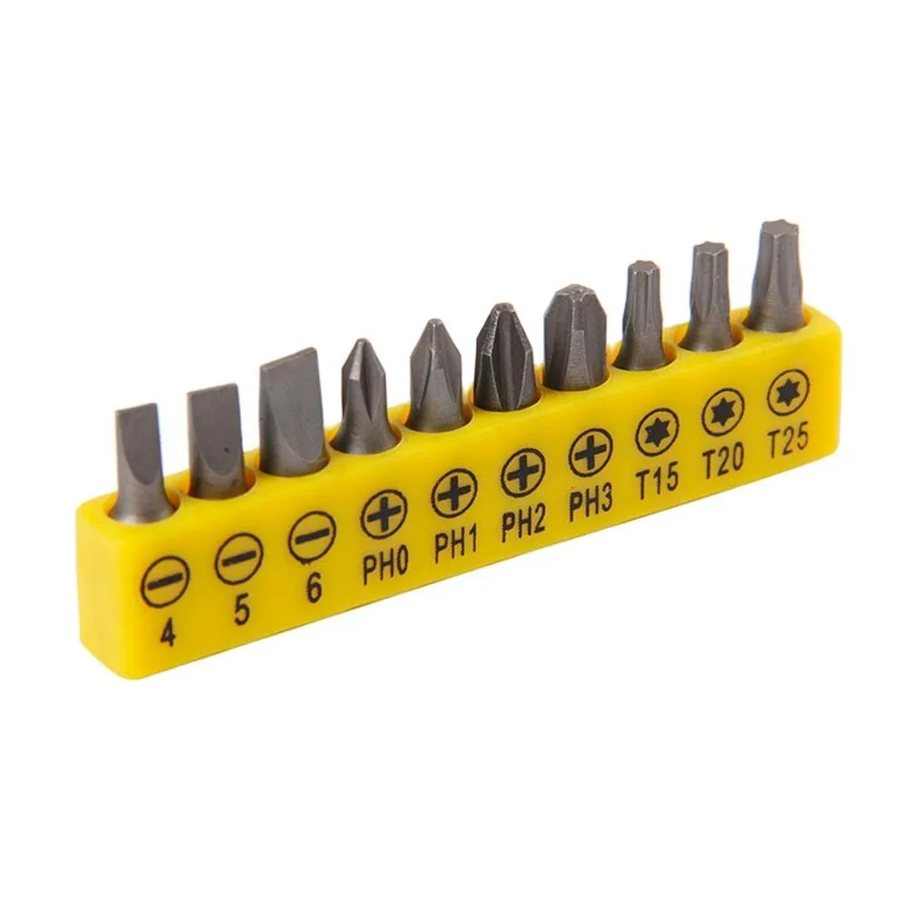 10pcs Insert Bit Set 6.35mm Shank Hex Shank For Electric Drill Accessories 6.35mm Hand Tool Screw Driver Star Bit Set
10pcs Insert Bit Set 6.35mm Shank Hex Shank For Electric Drill Accessories 6.35mm Hand Tool Screw Driver Star Bit Set